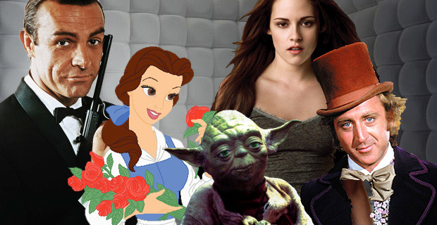undiagnosed illnesses, mental illness movies, crazy characters, bella, belle, bond, wonka, yoda