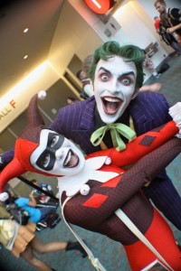 joker, harley quinn, batman cosplay, comic con cosplay