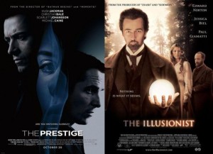 prestige illusionist, similar movies, same movies, ed norton, christian bale
