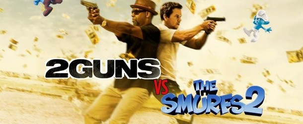 2 Guns vs Smurfs 2