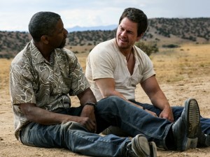 denzel, wahlberg, mexican stand off, 2 guns movie