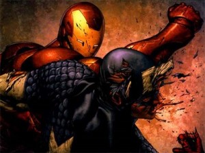 civil war iron man, civil war graphic novel, iron man villain, captain america