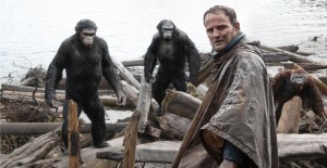 dawn of the planet of the apes, caesar, jason clarke, andy serkis